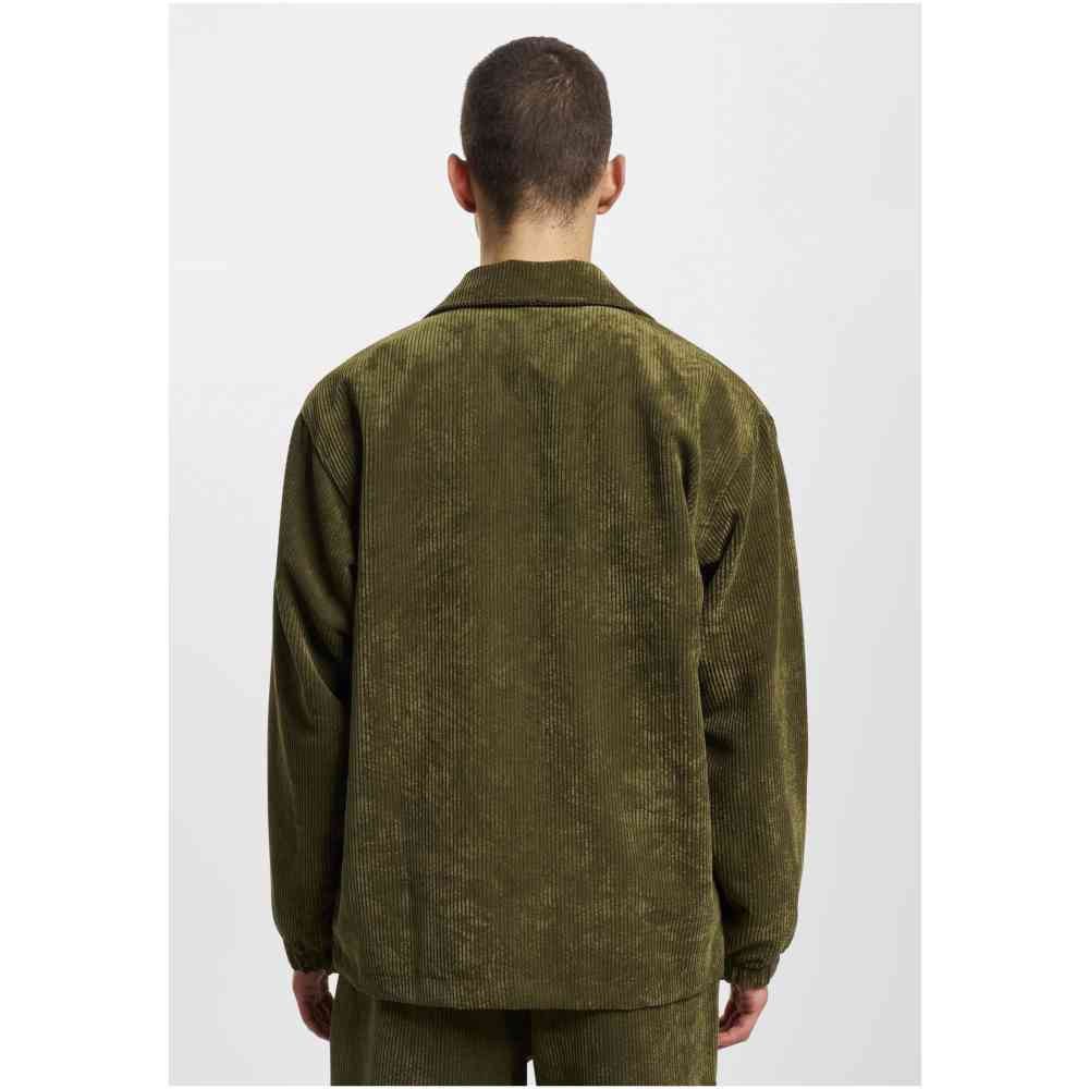 DEF - Cord Shirt - Olive verte